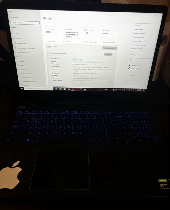 Laptop Dell 1650 4gb