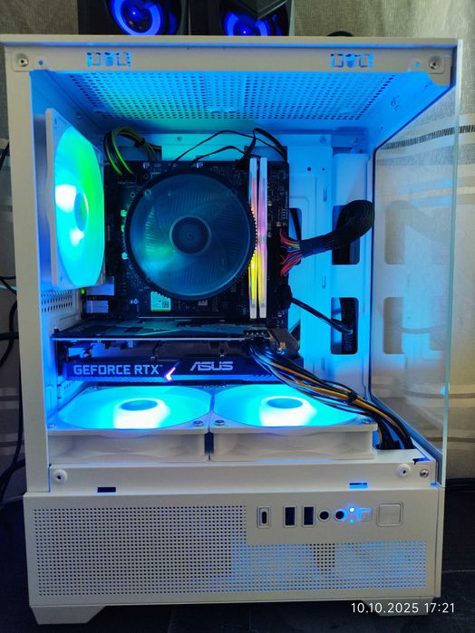 Геймърски компютър i5 12400f, RTX 3060 12GB, RAM 16GB DDR4 - Перфектен