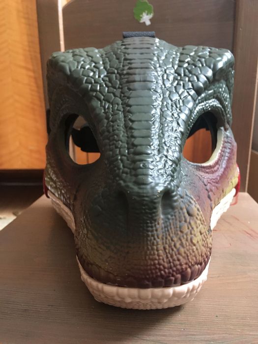 Игрушка маска со звуком и открыванием рта, динозавр