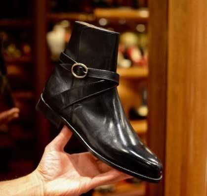 Ghete jodhpur de lux 41 41.5 Fratelli Rossetti lucrate manula piele