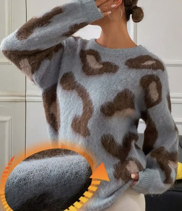 Мохерен дамски пуловер