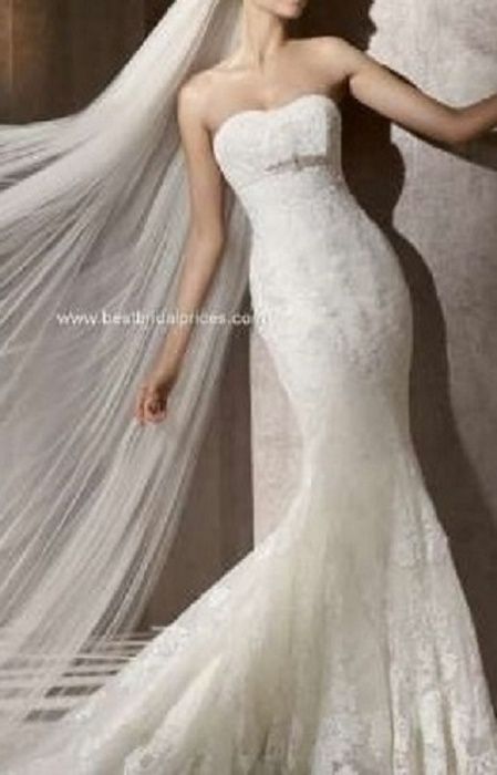 Rochie de mireasa Pronovias Balira, model sirena, 36-38/S