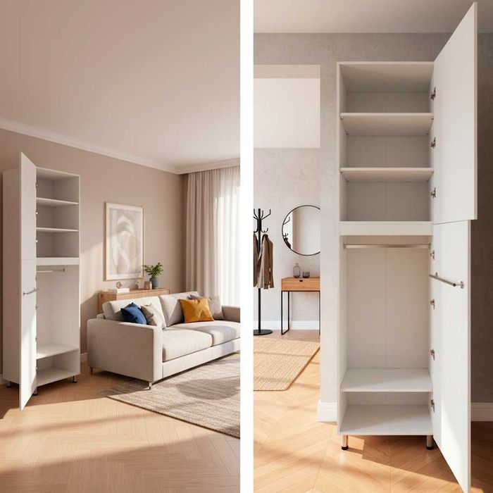 КИЙИМ ШКАФИ универсал шкаф пенал ранги: ок