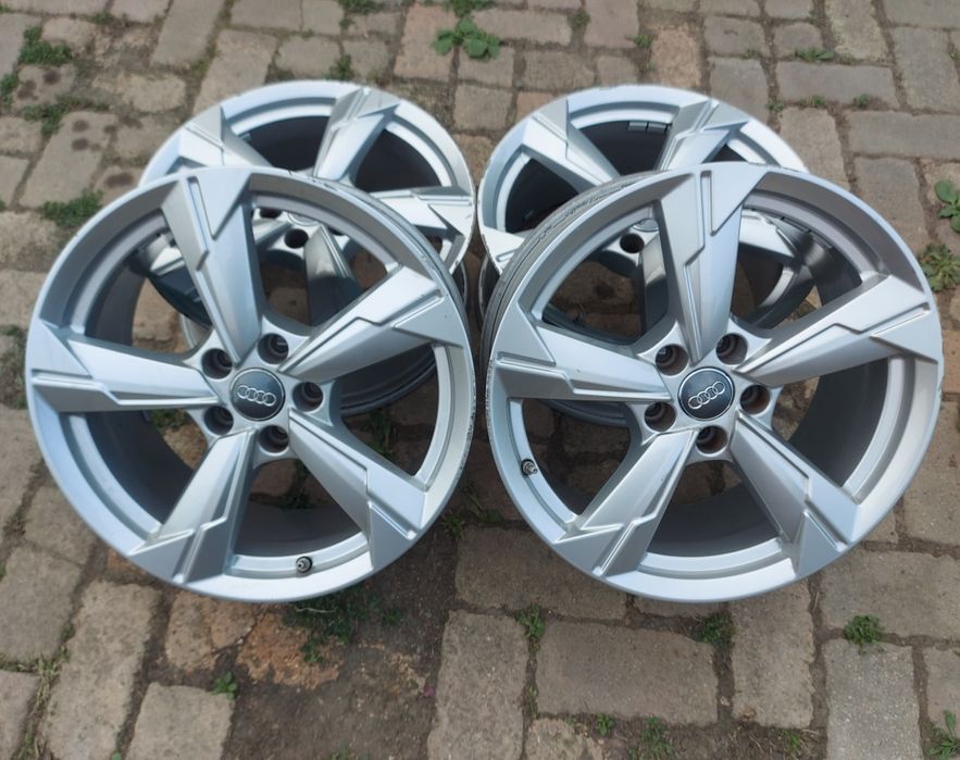 Set 4buc jante originale senzori aliaj Audi R18 - 8Jx18H2 ET39 5x112