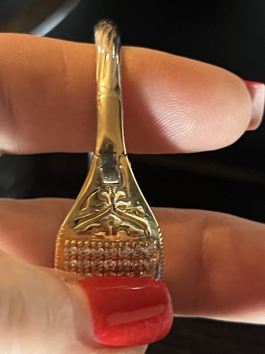 Bratara de argint cu alama si zirconii