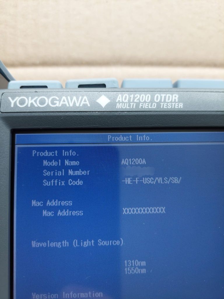 OTDR yokogawa AQ1200 mulți Field tester fibra optica