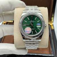 Rolex Datejust Silver Green Jubilee