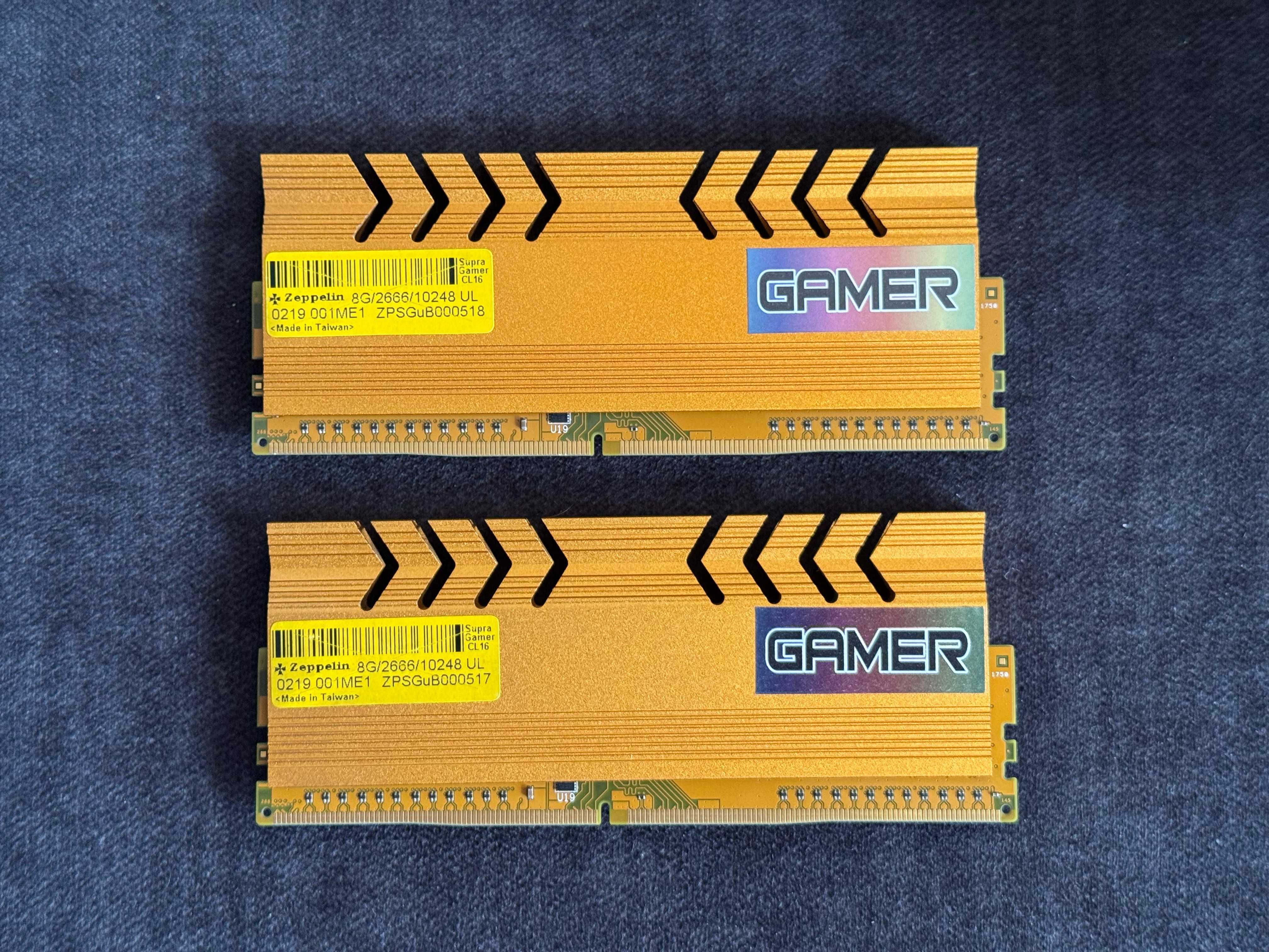 ОЗУ Zeppelin SUPRA GAMER DDR4 (2666 MHz) 2GBx8