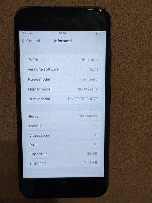 Iphone 7 3/ Gb ID-XXL2894