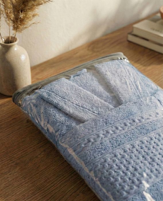 Халат с качулка и кърпа 50/90