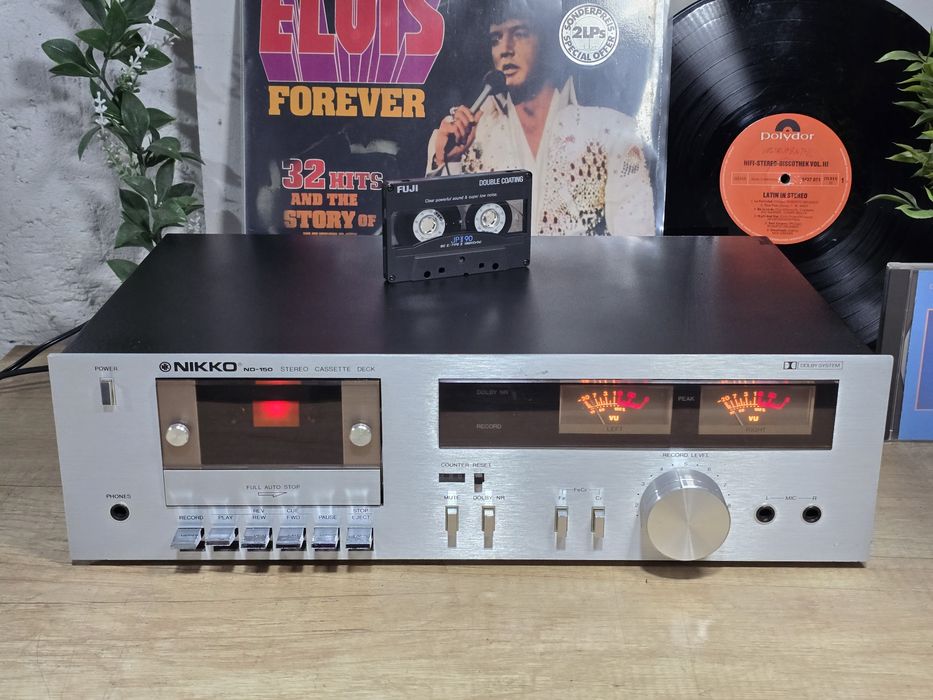 Casetofon deck NIKKO nd-150, hifi stereo recorder, retro vintage