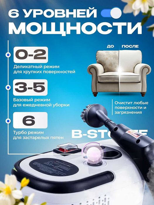 Пароочиститель 20 насадок,оптом