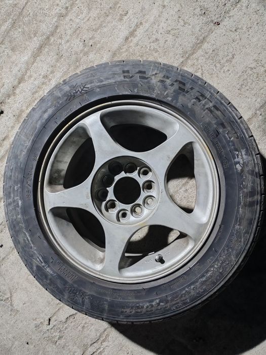 Титановые диски с зимней резиной R14 5*100