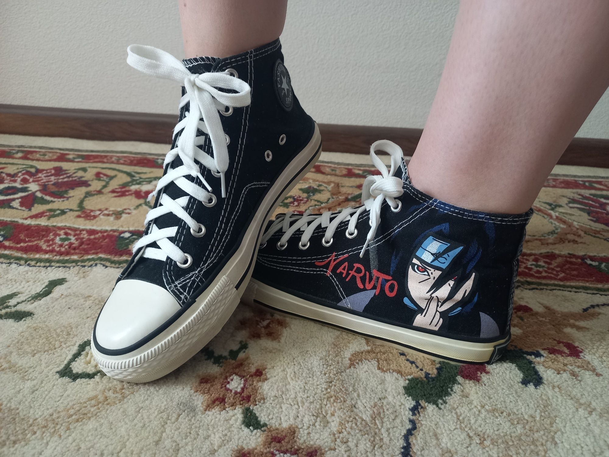 Конверсы Naruto Converse подходят и для девочек и мальчиков