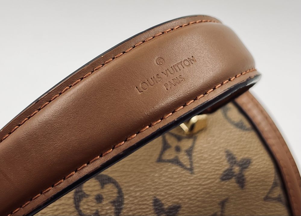 Louis Vuitton Dauphine Monogram Leather Rucksack Backpack Brown 2in1