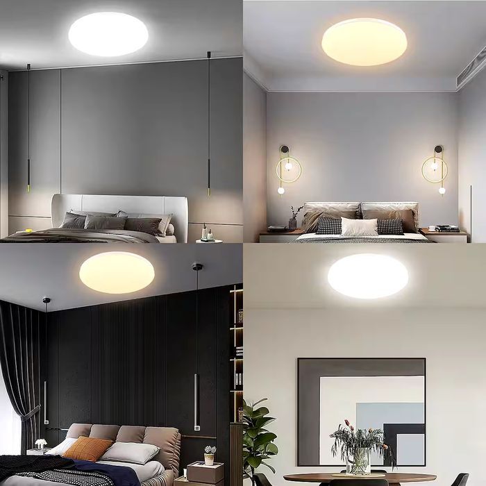 Plafoniera 36W RGB LED cu efect de cer instelat cu telecomanda