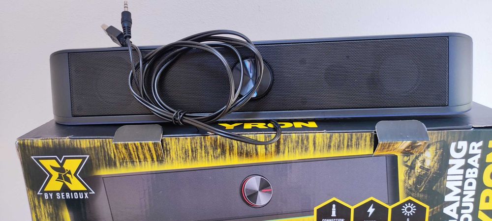 Boxa Soundbar gaming Serioux Yron X163, RGB