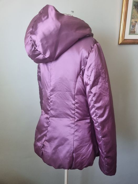 Дамско Яке Emporio Armani EA7 с гъши пух и качулка