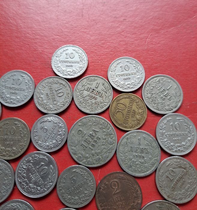 Лот стари български царски монети