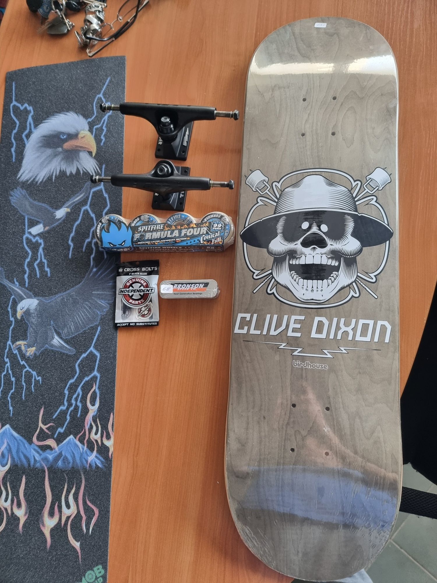 Скейтборд 8.5 birdhouse, thunder, spitfire, bronson, independent, MOB