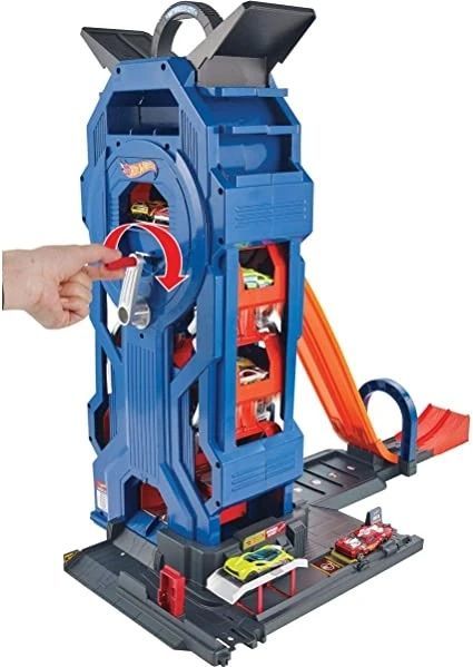 Мега гараж с количка Hot Wheels City FTB68