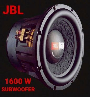 Subwoofer auto*JBL*P1220BR*Led Edition*1600 W*(bas masina tub hifonics