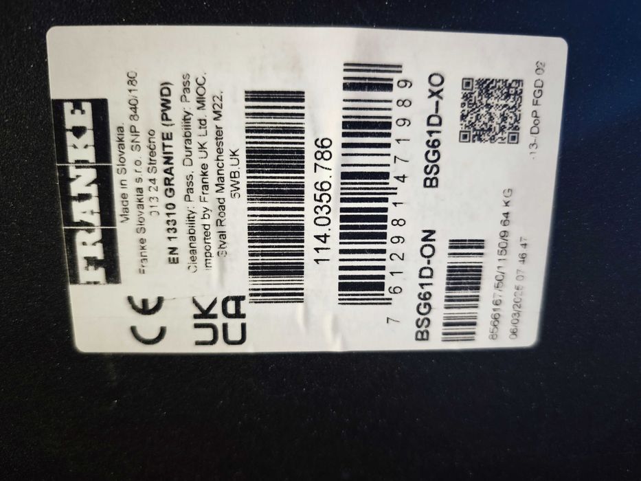 Chiuveta granit Franke