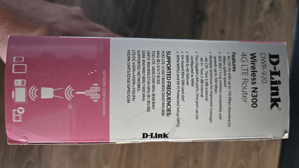 Router cu cartelă SIM D-Link Dwr 920  (SIGILAT)