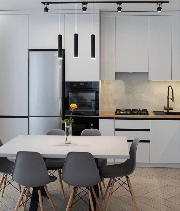 Кухонный Гарнитур Угловая Кухня Прямая Кухни Прихошка Шкаф Мебель