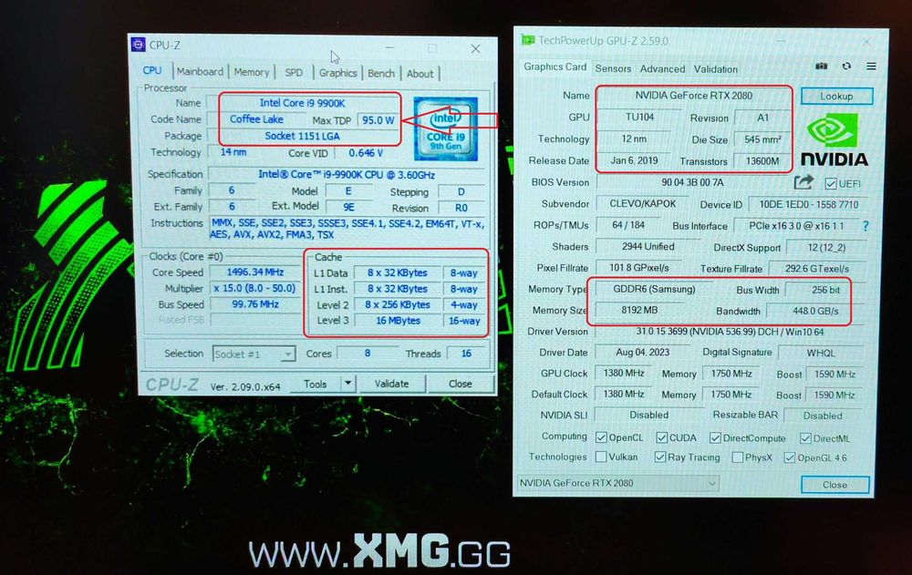 RTX 2080 8GB/Core i9 9900K/17.3 G-SYNC 144Hz IPS/16GB RAM/512GB NVMe