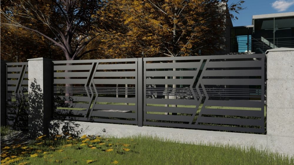 Confecționez gard metal modern