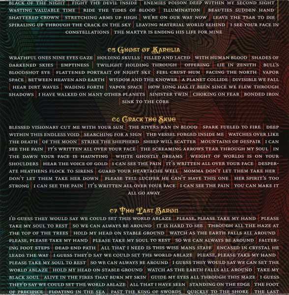CD Mastodon - Crack the Skye 2009