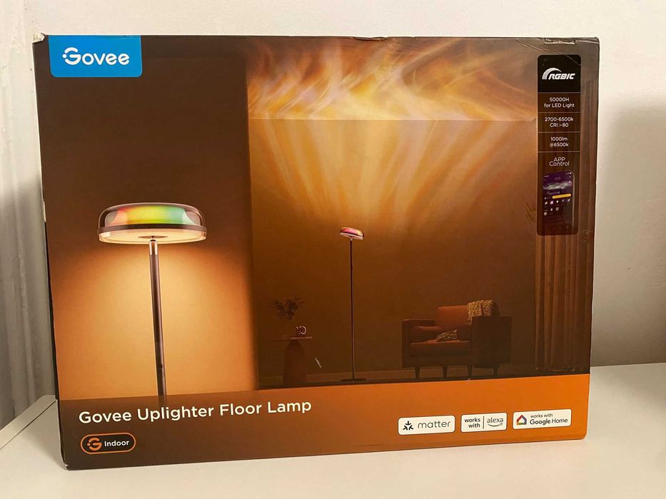 Govee -Lampă de podea dimmabilă LED RGBICWW, LED/24W/230V, Wi-Fi