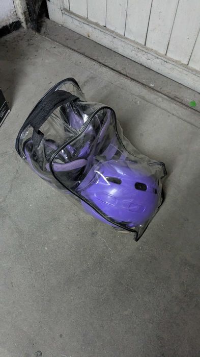 Детски ролери комплект с каска, наколенки и лакътници