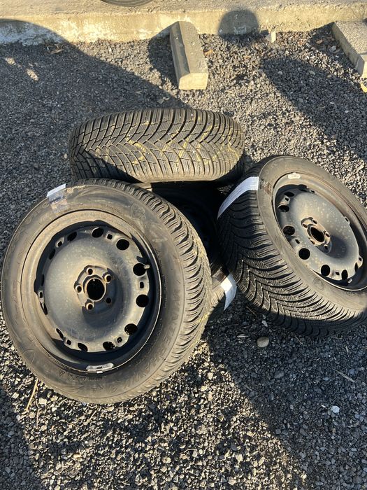 Vandute Jante tabla 5x112 vw cu cauciucuri iarna 195 55 15 dot 22