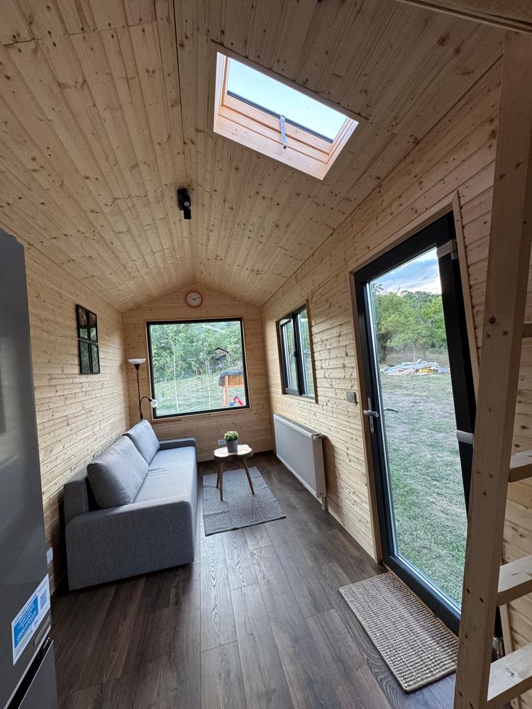 Casa mobila pe roti OFF GRID ( tiny house on wheels )