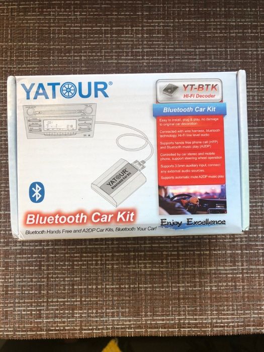 Ятур (Yatour) 6+6 с  Bluetooth  на Тойота-Лексус с AUX