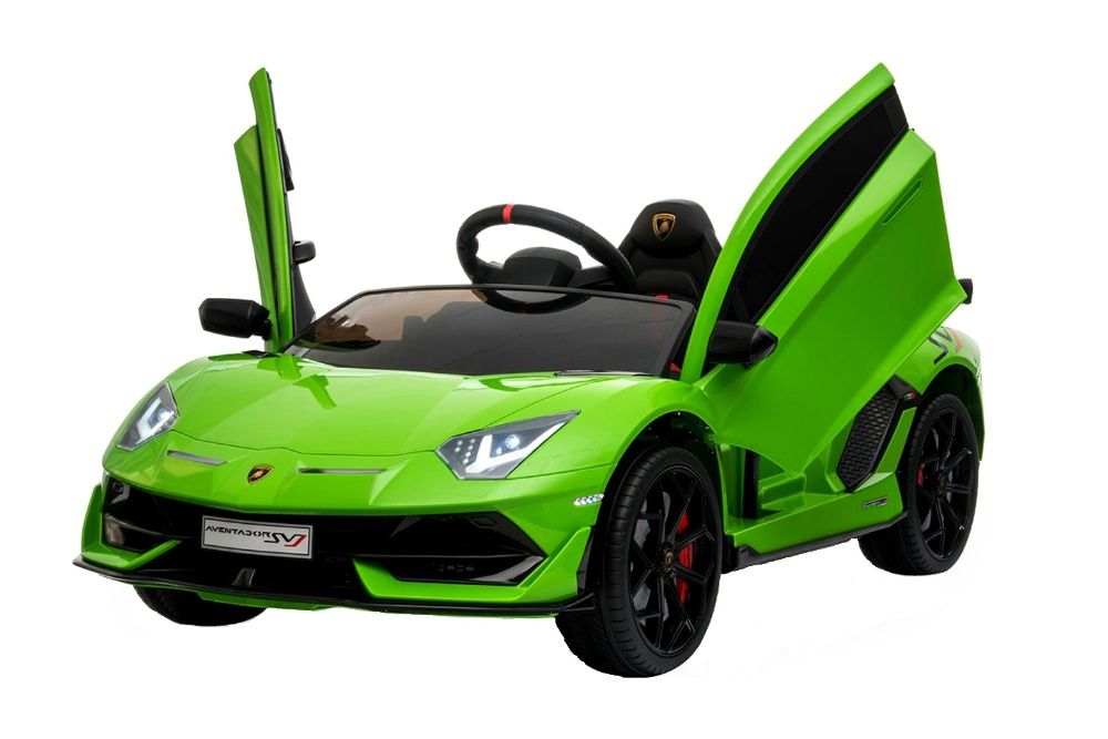 Masinuta electrica pentru copii Lamborghini Aventador SVJ 2x35W #Verde