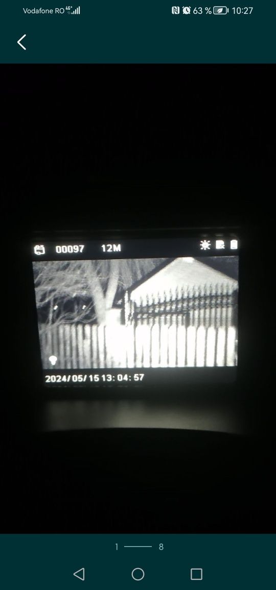 Binoclu digital cu vedere de noapte 800 m Inskam, zoom 10x,ecran HD,