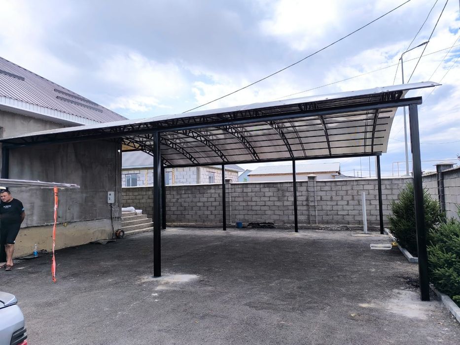 Ворота, навесы, тапчан, беседка,