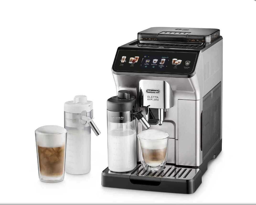 Кофемашина DeLonghi ECAM 450.55 S Eletta Explore (черный и стальной)