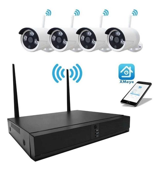 Нови wifi ip 1080p Версия ULTRA 8mp 4/8 камери комплект видеонаблюден