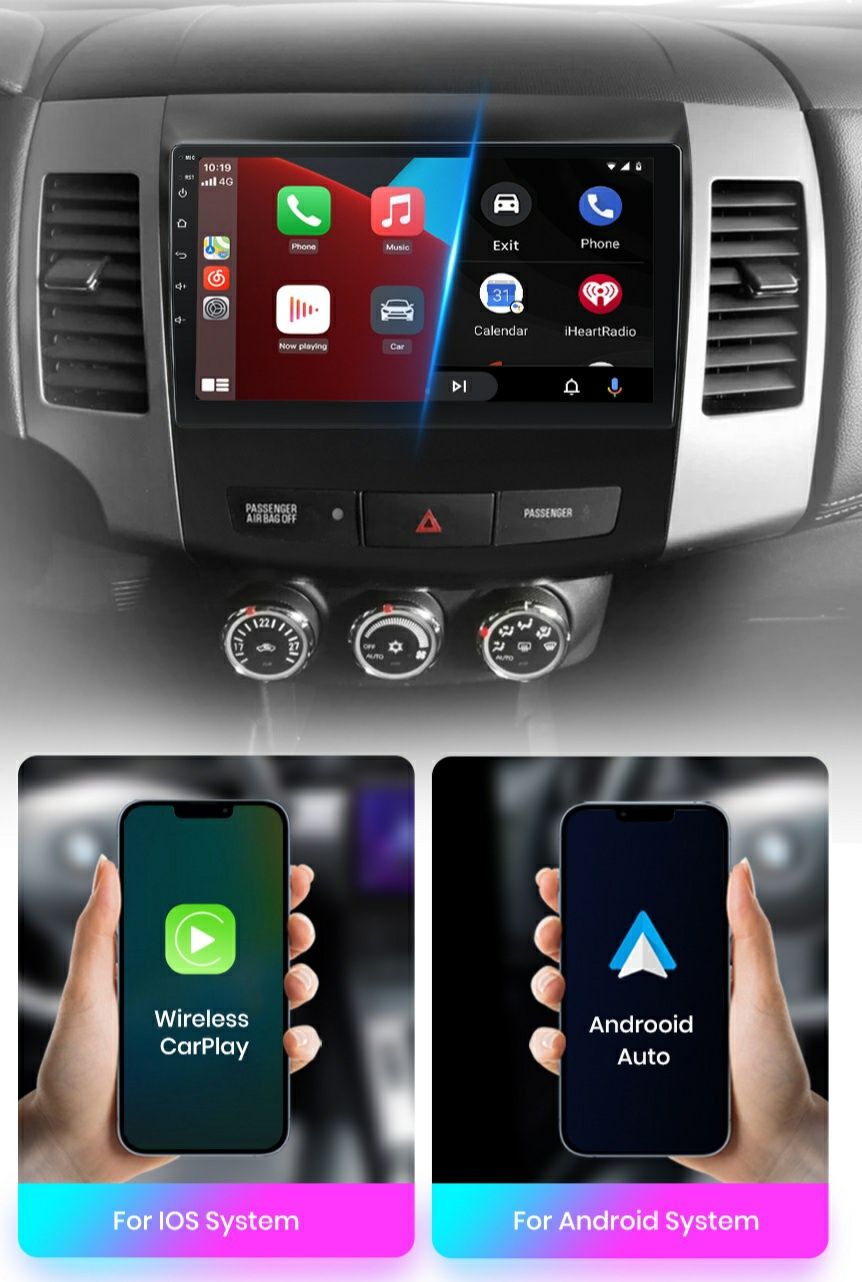 Navigatie Android pt. Mits.Outlander/Citroen C-Crosser/Peugeot 4007