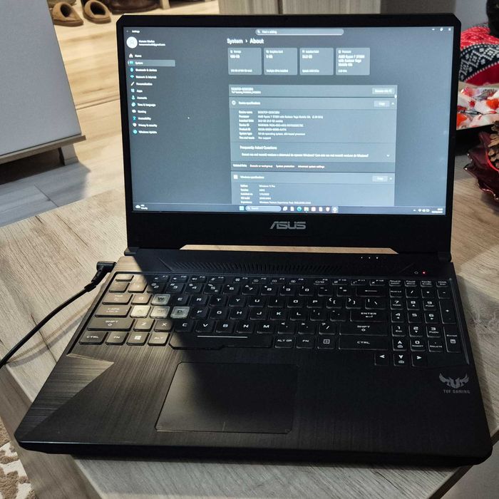 Laptop Gaming ASUS Ryzen 7 / GTX 1660 Ti 6GB / 24GB RAM / SSD 700GB