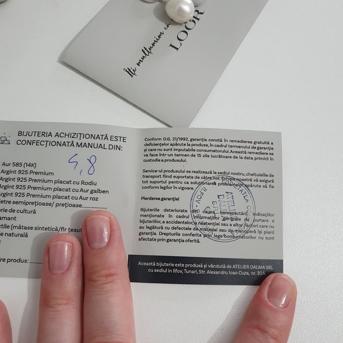 Cercei 925 premium cu perla de cultură Unreal Beauty 《LOOR 》