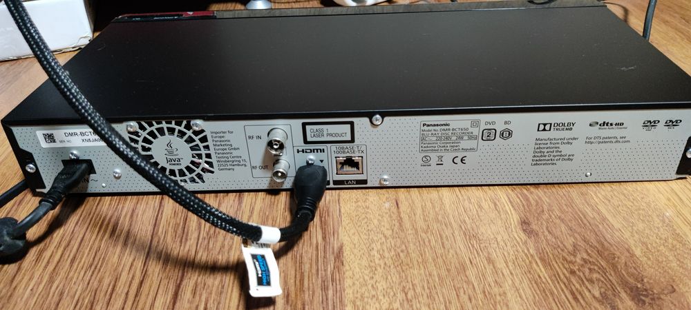 Panasonic dmr bct650 recorder