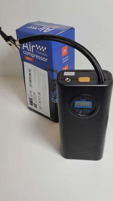 Compresor auto digital wireless  / pompa aer portabil baterie 3600mAh