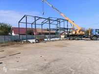 Hala pe structura metalica 10x20 cu etaj