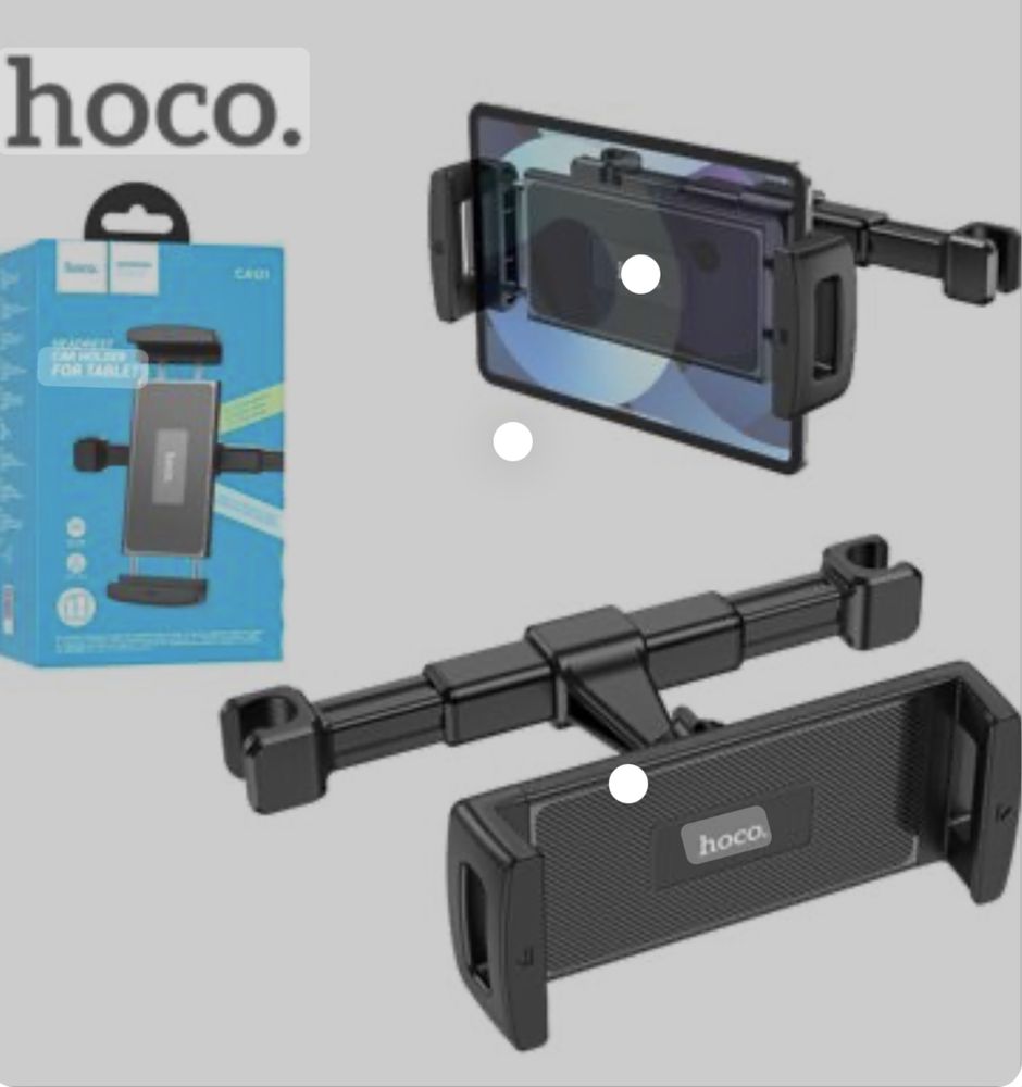 Suport Hoco Auto Tetiera Extensibil Tableta / Telefon Prindere Arc