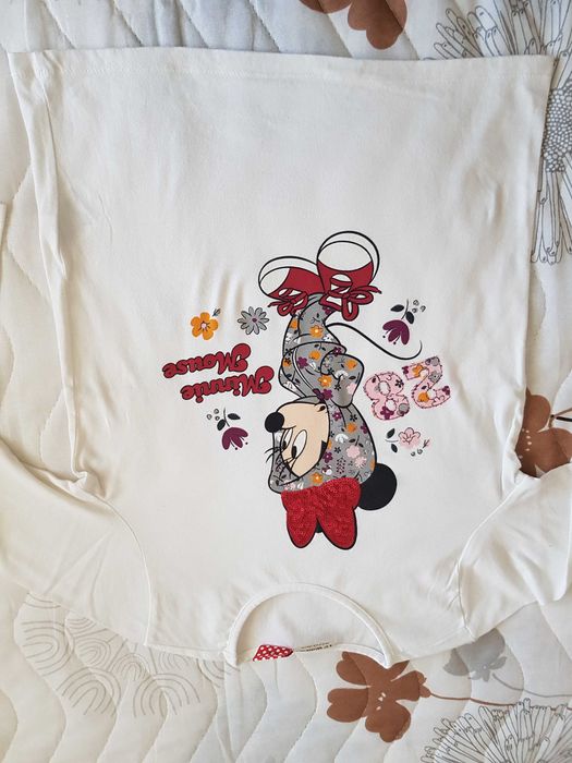 Bluza alba cu Minnie Mouse LC Waikiki 140/146